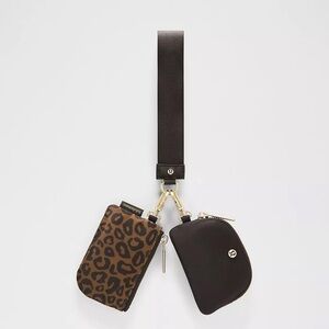 Lululemon Dual Pouch Wristlet- LDOK/NHBR/GOLD